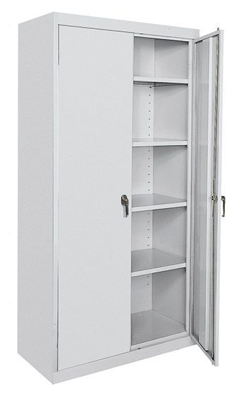Charcoal Storage Cabinets Storage Cabinet by OfficeSource®