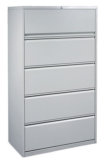Putty Lateral Files 5 Drawer Lateral File by OfficeSource®