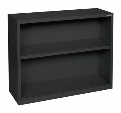 Putty Contemporary Steel Bookcase - 2 Shelves by OfficeSource®