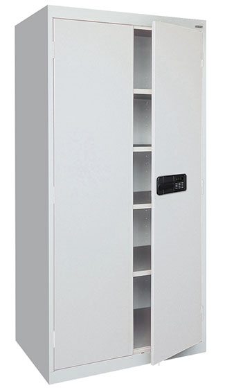 Grape Juice Storage Cabinets Storage Cabinets w/Keyless Electronic Lock Handle by OfficeSource®