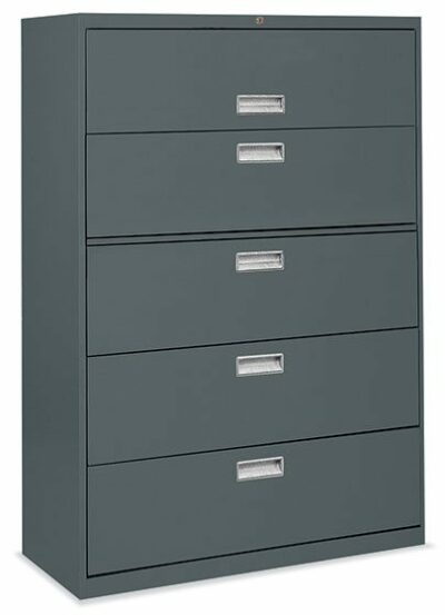 Forest Green Lateral Files 5 Drawer Lateral File by OfficeSource®