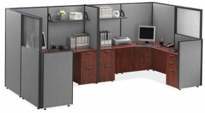 Pewter w/Charcoal Frame Systems Panel System #4 (Panels Only) by OfficeSource®