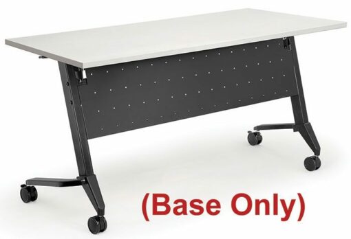 BLack Contemporary Laminate Base Assembly(For PLT2448 Top Only) by OfficeSource®