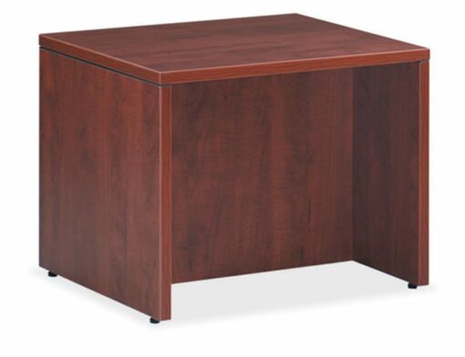 Modern Walnut Tables End Table w/Panel Base by OfficeSource®