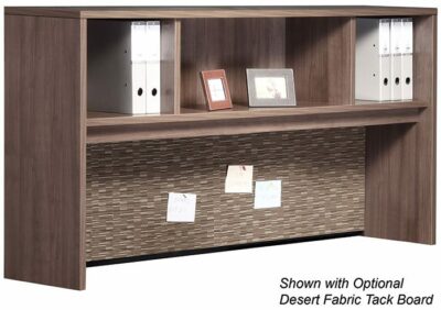 Maple Contemporary Laminate Open Hutch - 66"W by OfficeSource®