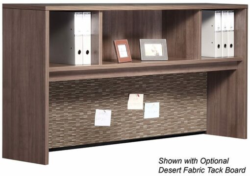 Maple Contemporary Laminate Open Hutch - 71"W by OfficeSource®