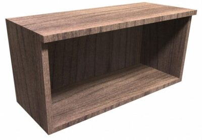 Maple Contemporary Laminate Open Hutch - Wall Mount by OfficeSource®