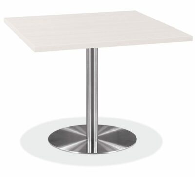 Brushed Aluminum Multi-Purpose Tables Standard Disc Table Base by OfficeSource®