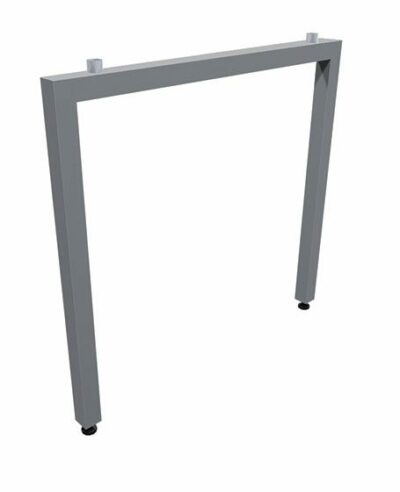 Silver Contemporary Laminate U Leg Base - 24" by OfficeSource®