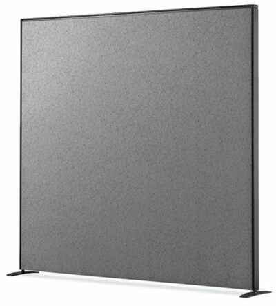 Pewter w/Charcoal Frame Systems 24"W Upholstered Panel by OfficeSource®
