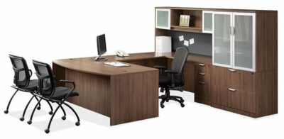 Cherry Contemporary Laminate Layout - Suite PL#21 by OfficeSource®