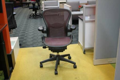 Herman Miller Aeron ergonomic mesh chairs at Office Liquidation