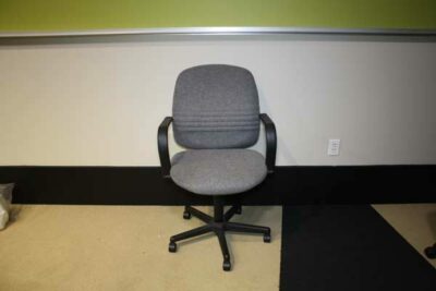 grey mid back chairs