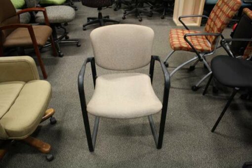 beige guest chairs