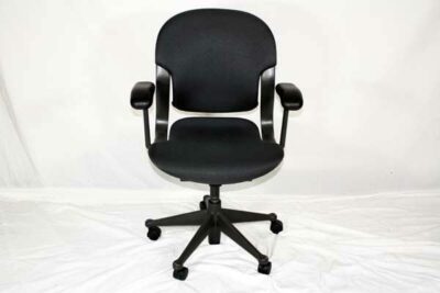 grey fabric task chair