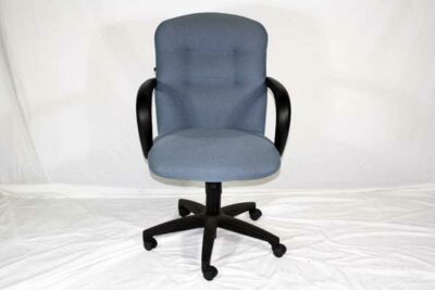 blue memory foam task chair