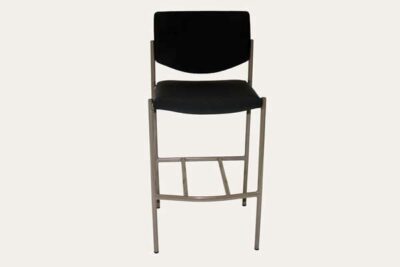 grey streel tube stool