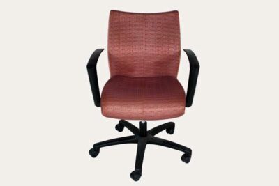 burgundy tilting conference chair
