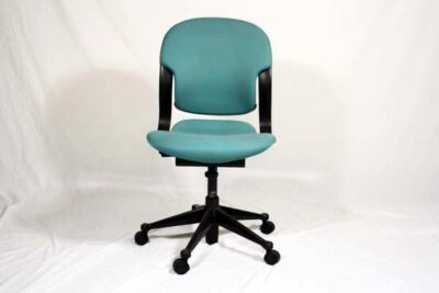 aqua fabric task chair