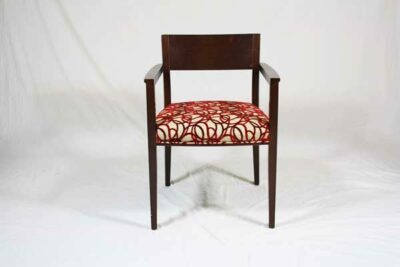 medium amber cherry wood guest chair