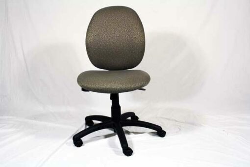 green fabric task chair