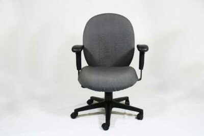 grey fabric task chair