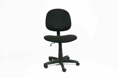 black fabric task chair