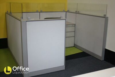 Grey Herman Miller cubicles