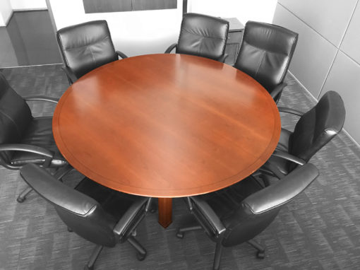 Office Liquidation Pre-Own 60 Inch Round Conference Desk