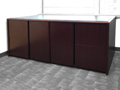 Find used double pedestal credenzas at Office Liquidation