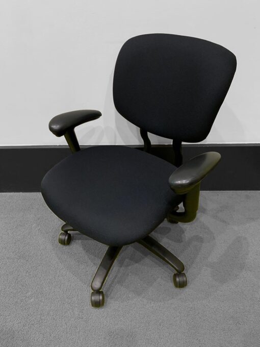 Haworth Black Chairs in Black at Office Liquidation