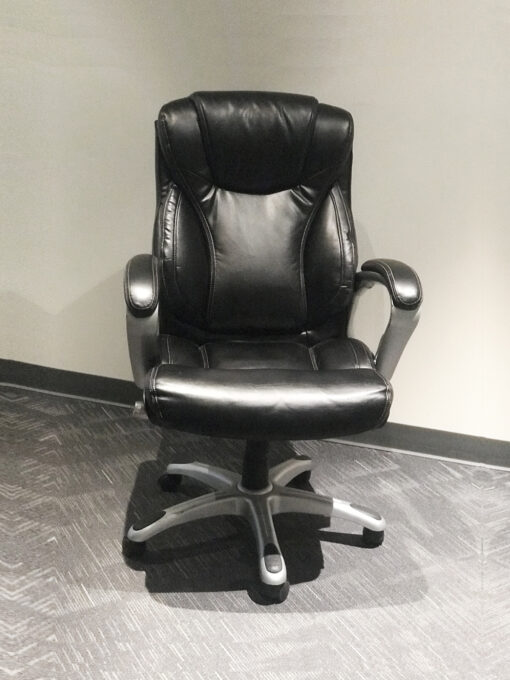 High Back Fully Adjustable Chair in Black at Office Liquidation