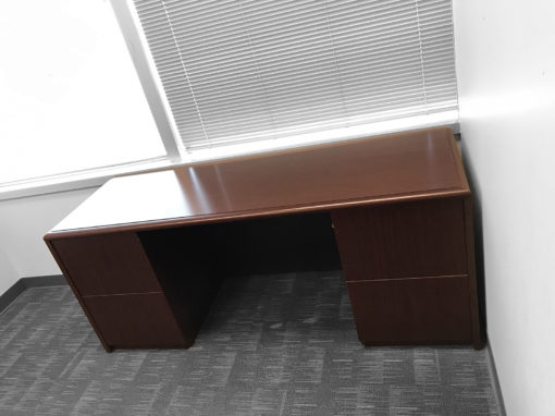 Single Desk Double Pedestal in  at Office Liquidation