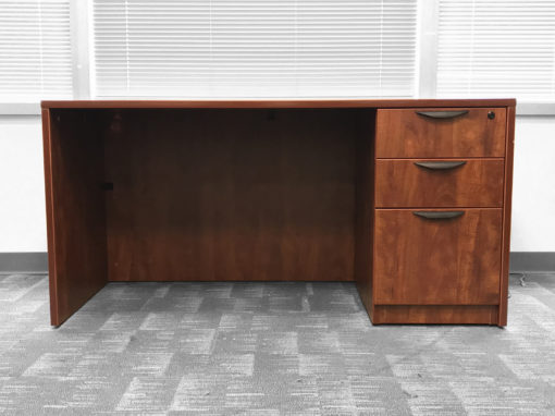 Office Liquidation Pre-Own Cherry Laminate Desk